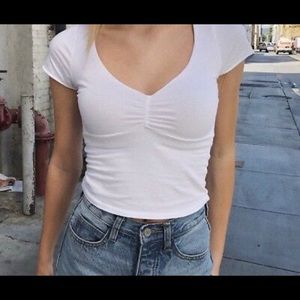 Brandy Melville White Tee